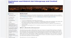 Desktop Screenshot of aasaskatoon.org